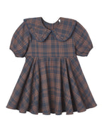 Midnight Plaid Camille Dress