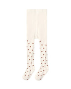 Mulberry Hearts Ribbed Tights