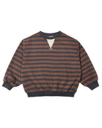 Mulberry Stripe Oversized Crew