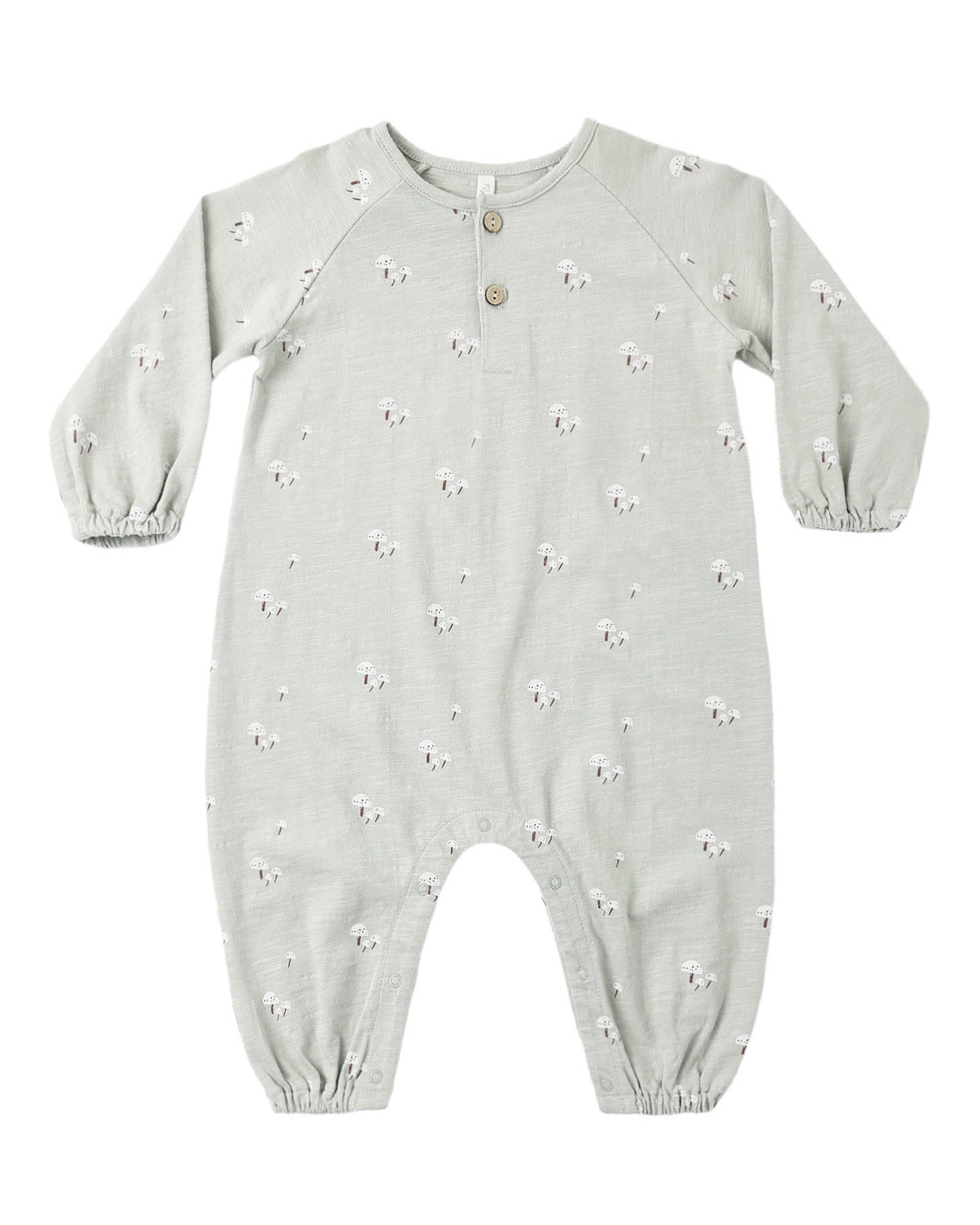 Mushrooms Henley Romper