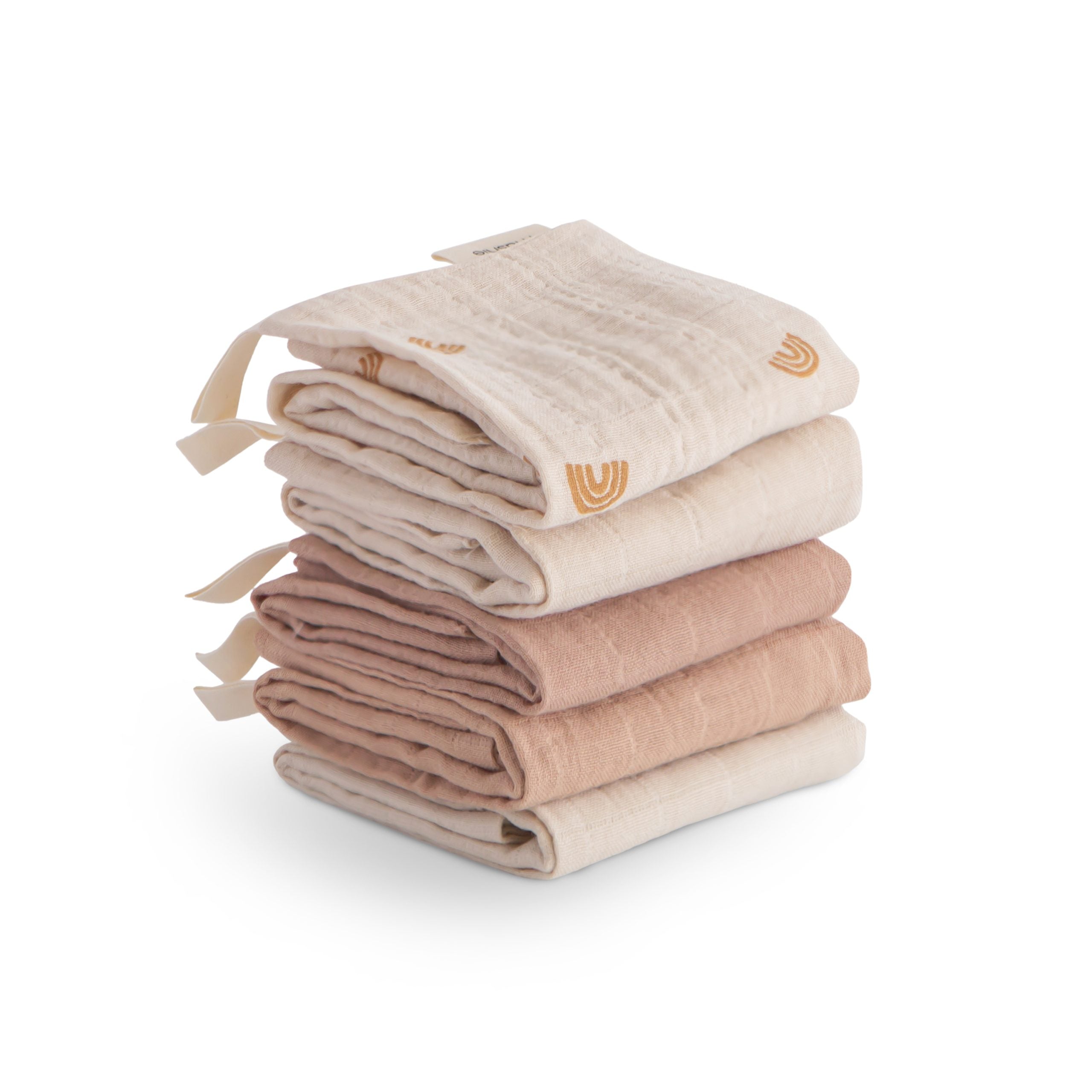 Rainbows Muslin Cotton Washcloth (5-Pack)