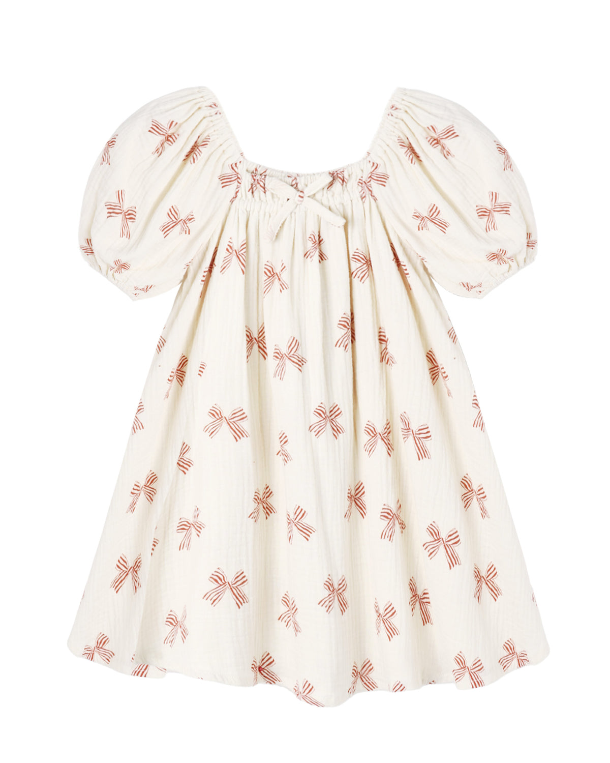 Peppermint Bows Sabrina Mini Dress