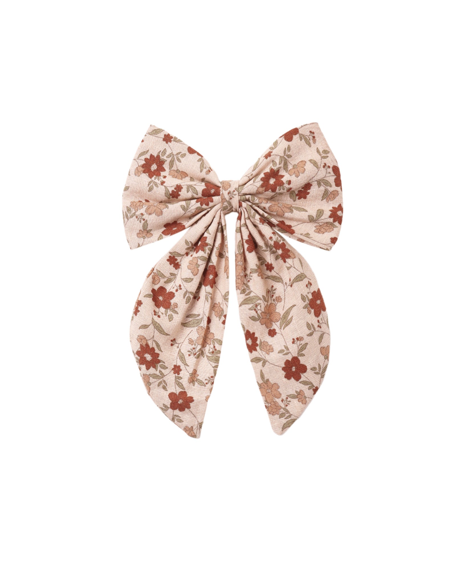 Pink Floral Oversized Bow