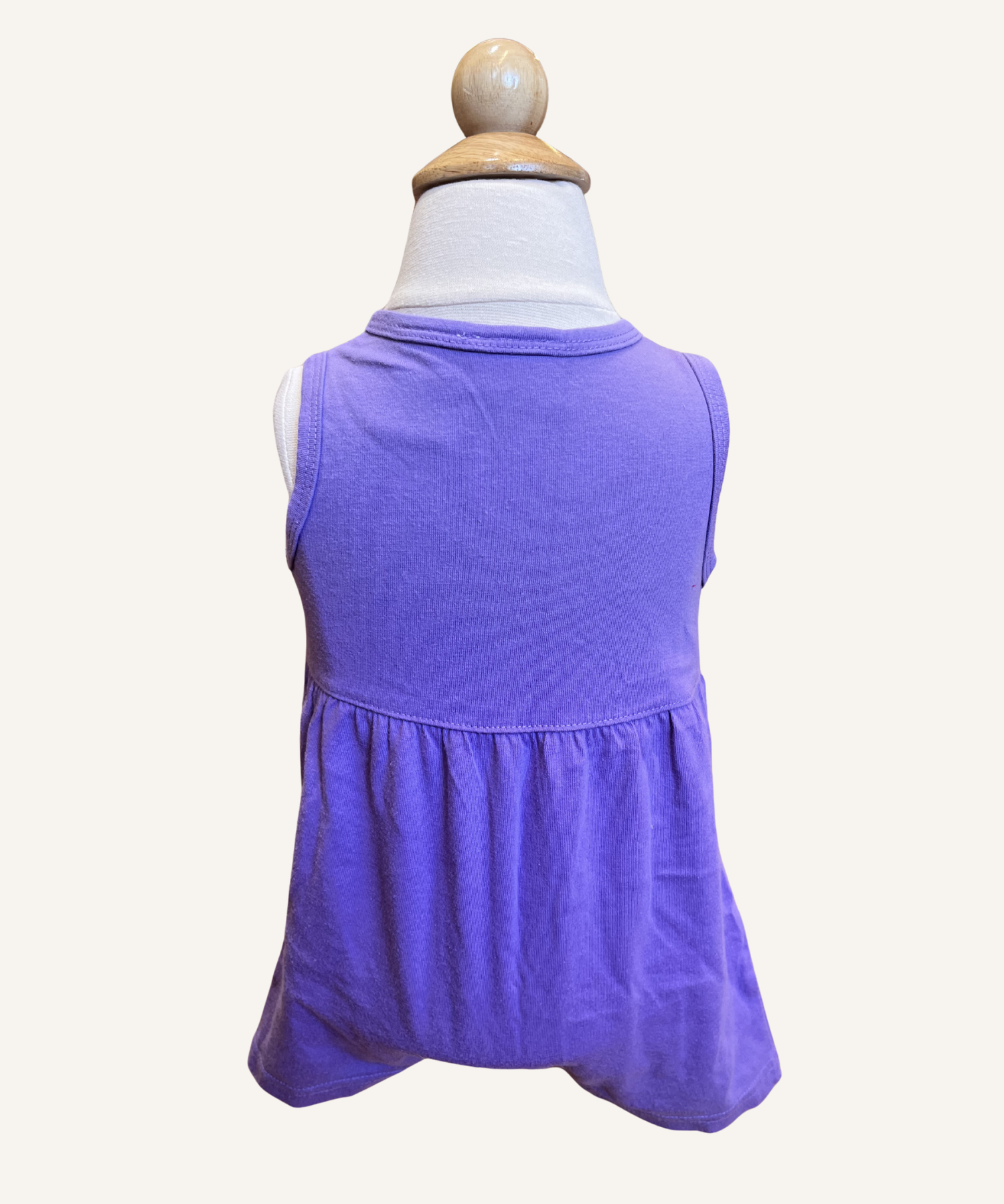 Vintage Simply Basic Purple Hibiscus Romper