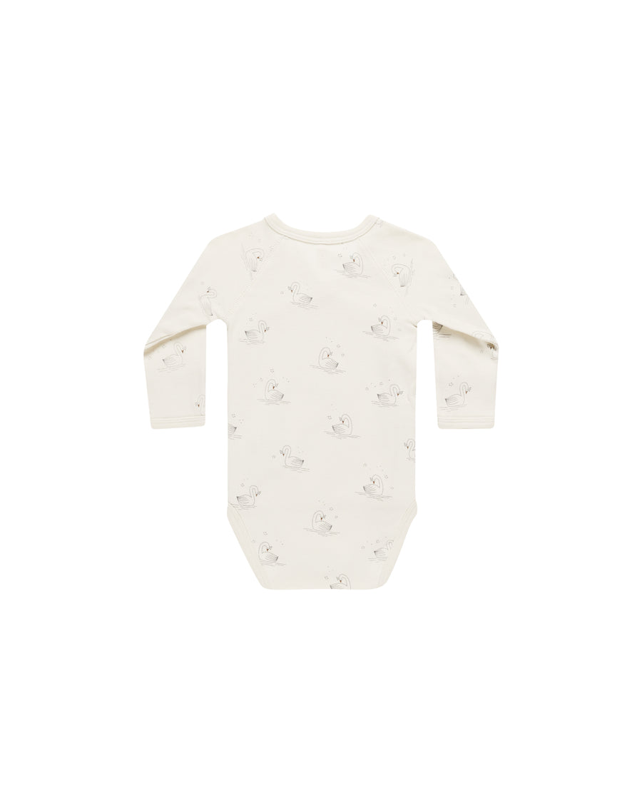 Swans Side Snap Bodysuit