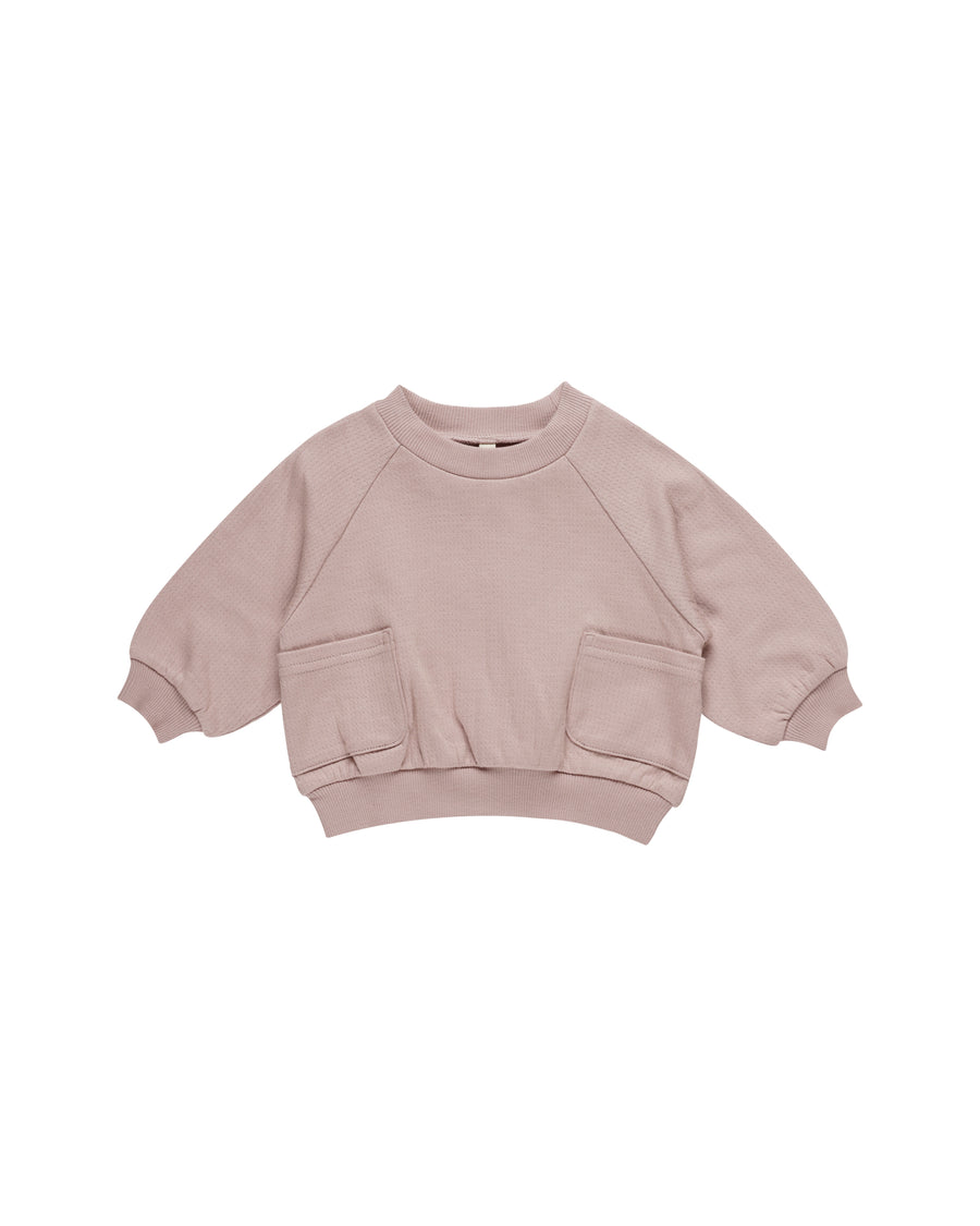 Mauve Pocket Sweatshirt