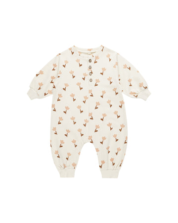 Tulips Relaxed Fleece Jumpsuit