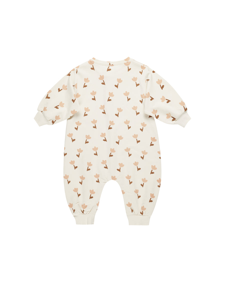 Tulips Relaxed Fleece Jumpsuit