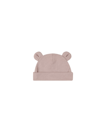 Mauve Baby Bear Beanie