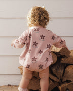 Daisy Crew Neck Romper