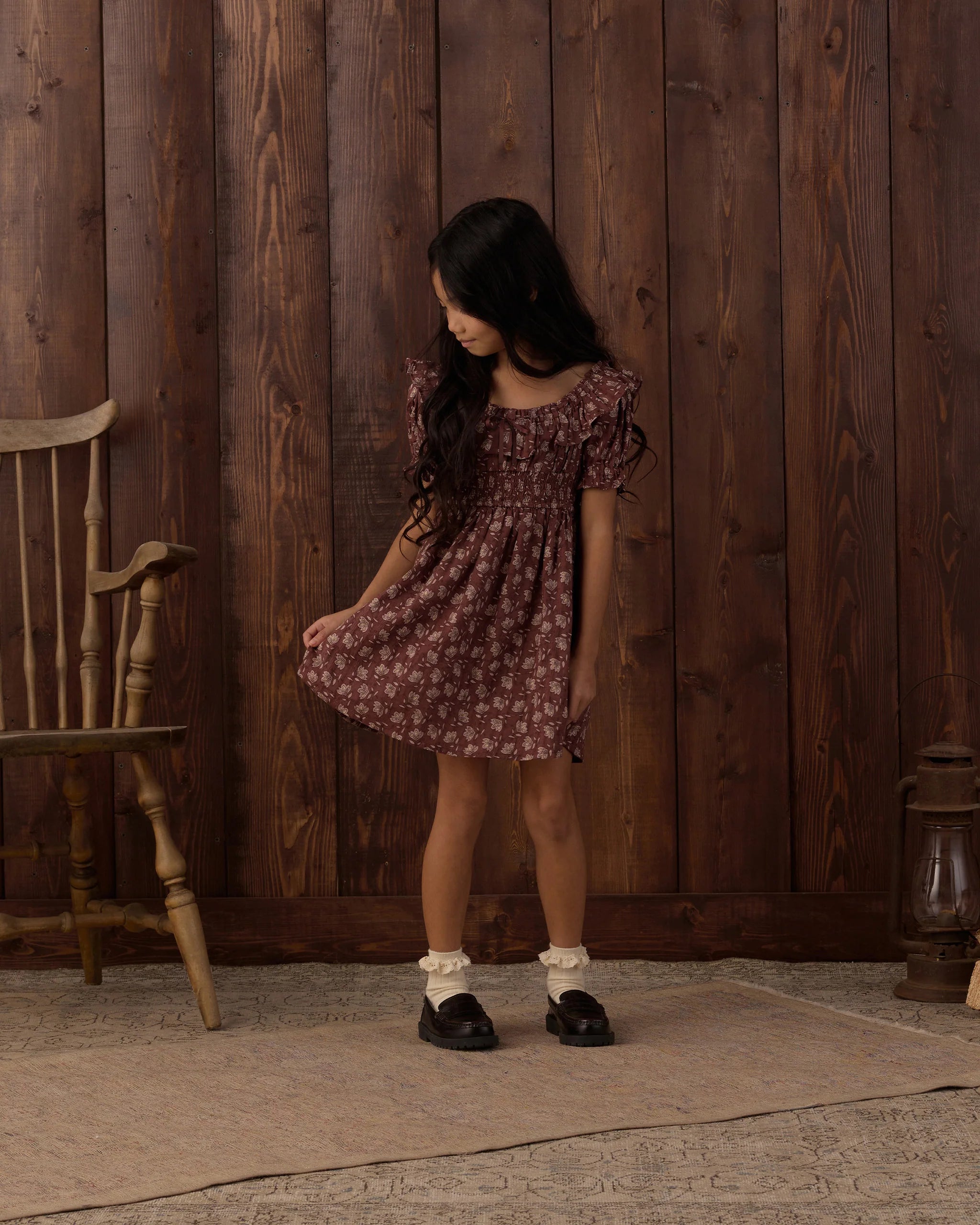 Iris Mulberry Dillion Dress