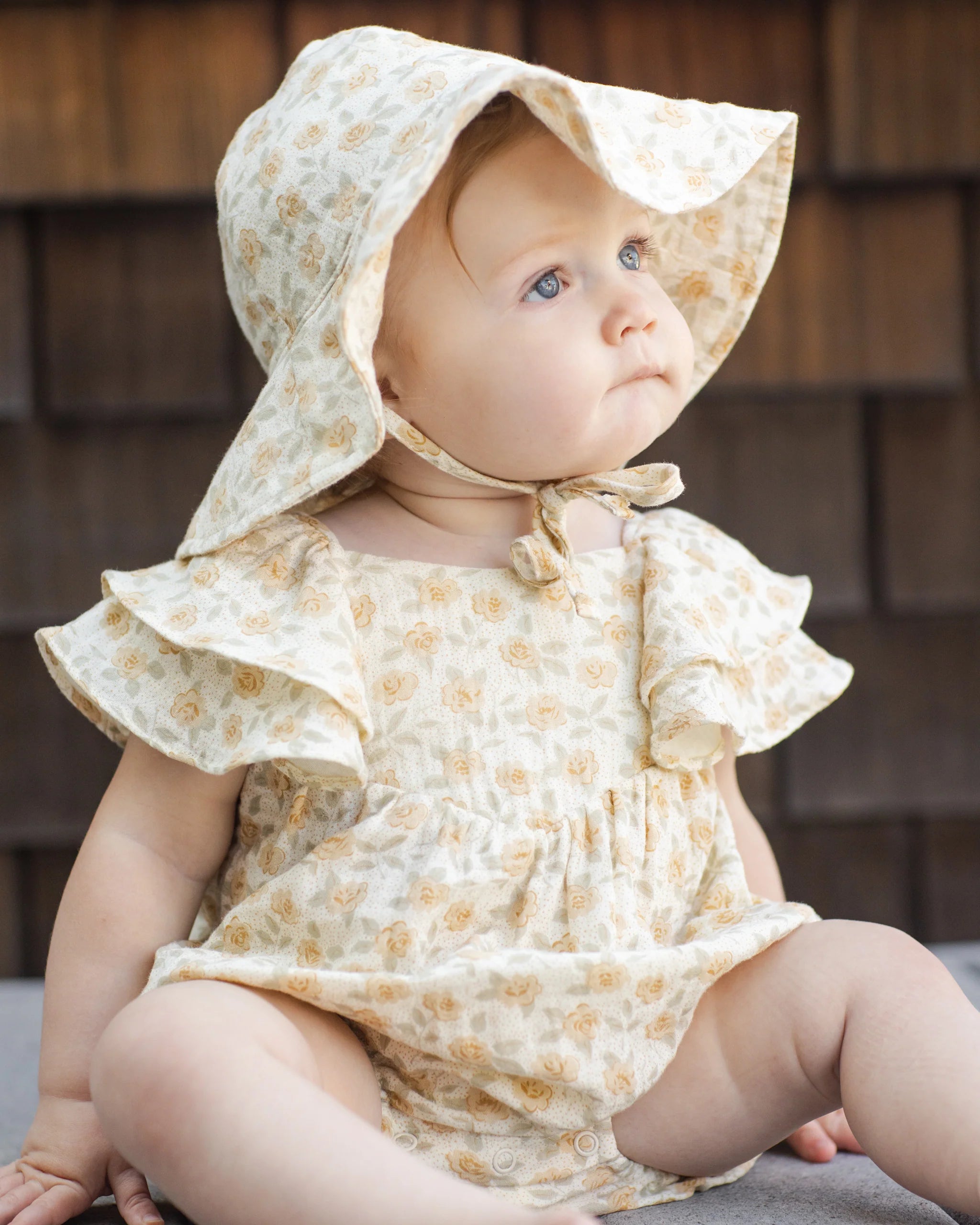 Yellow Floral Roxy Romper