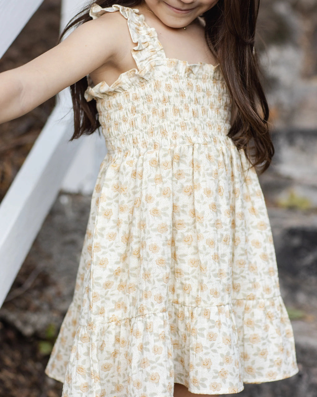 Yellow Floral Sutton Dress