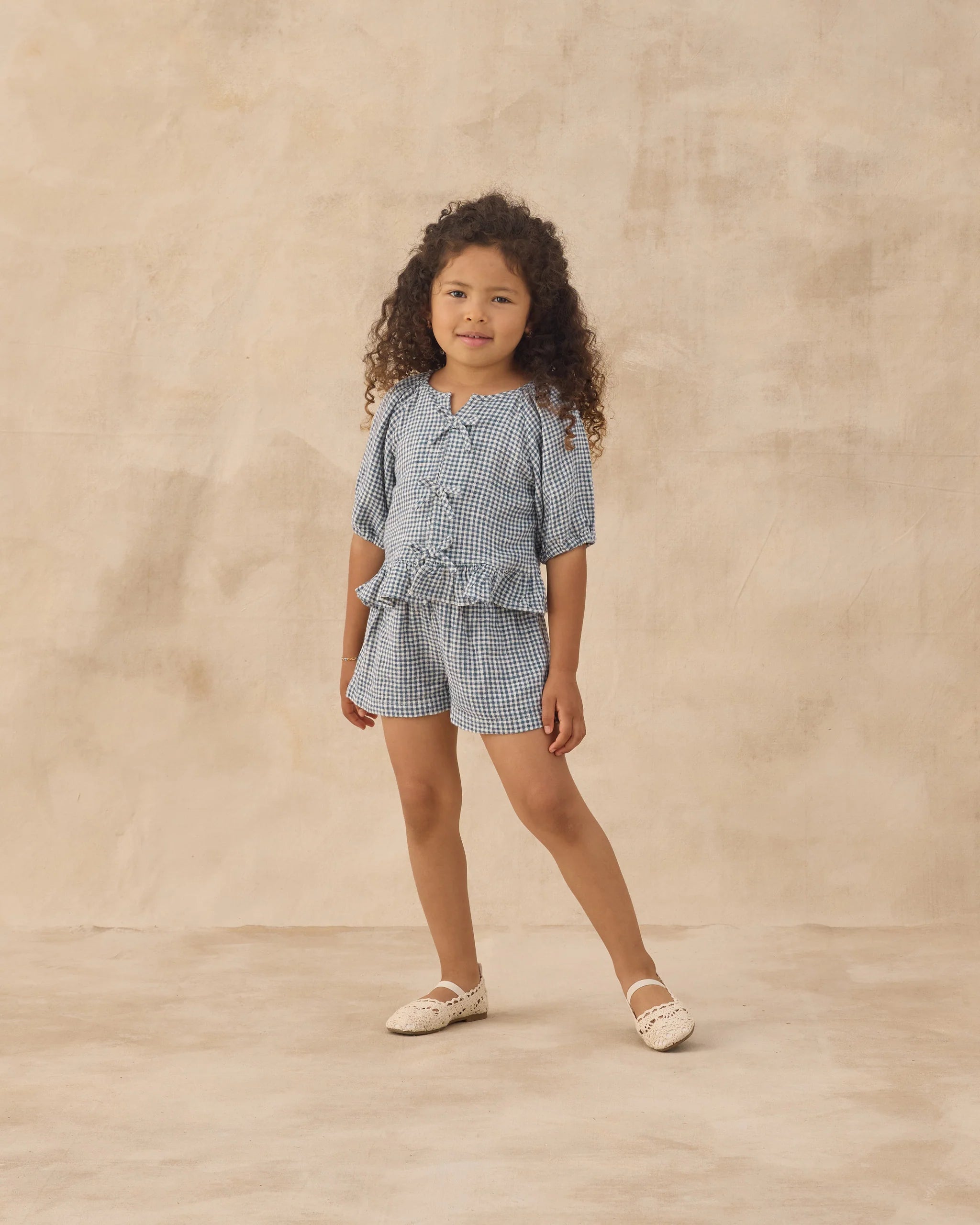 Marine Gingham Juniper Set