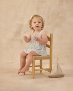 Blue Ditsy Swing Top & Bloomer Set