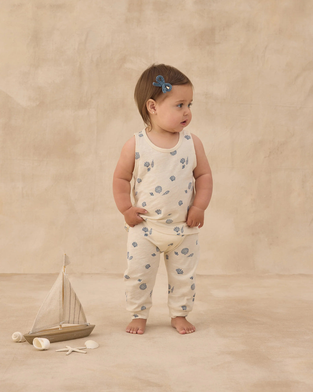 Seashells Tank & Slouch Pant Set