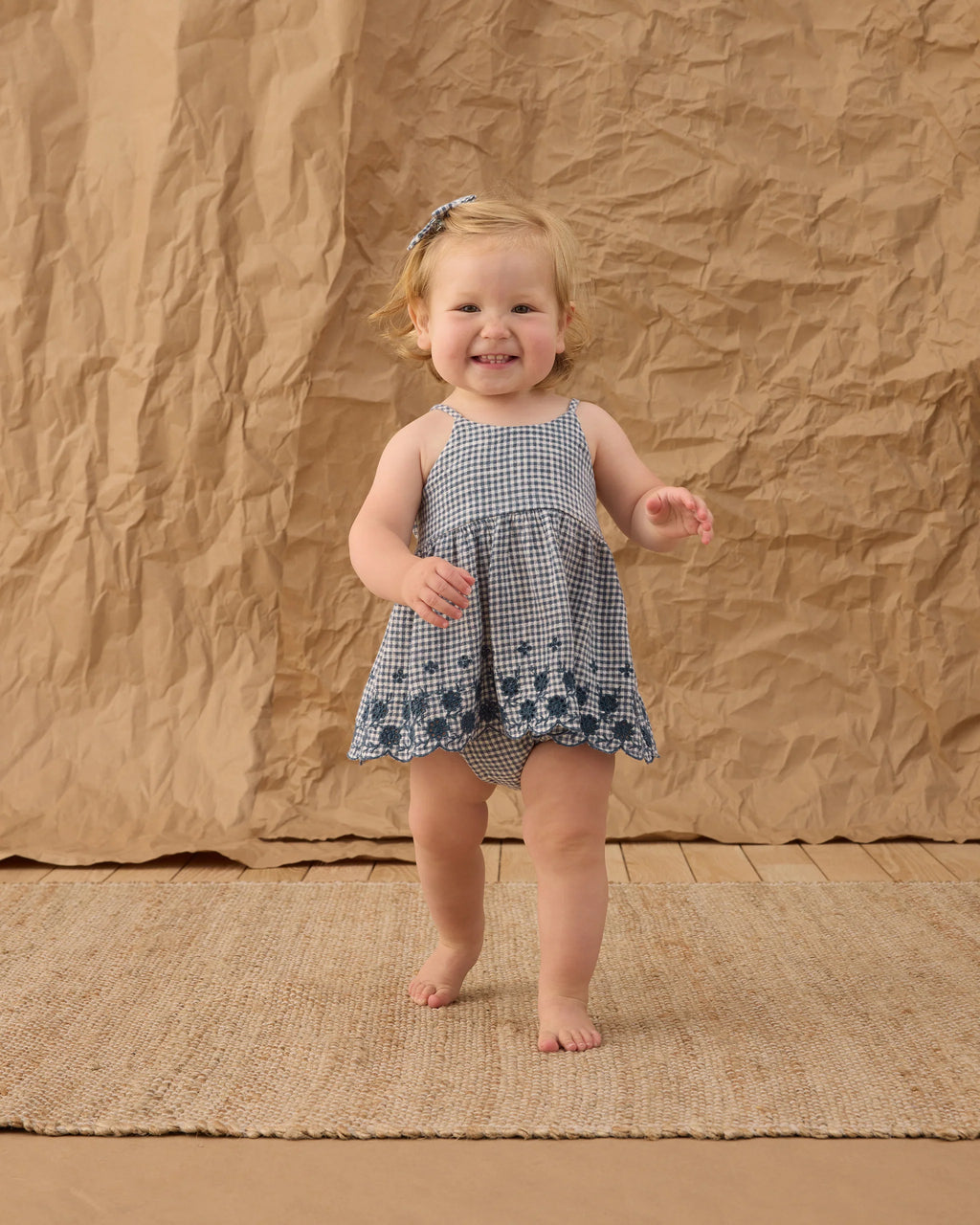 Marine Gingham Zenni Set