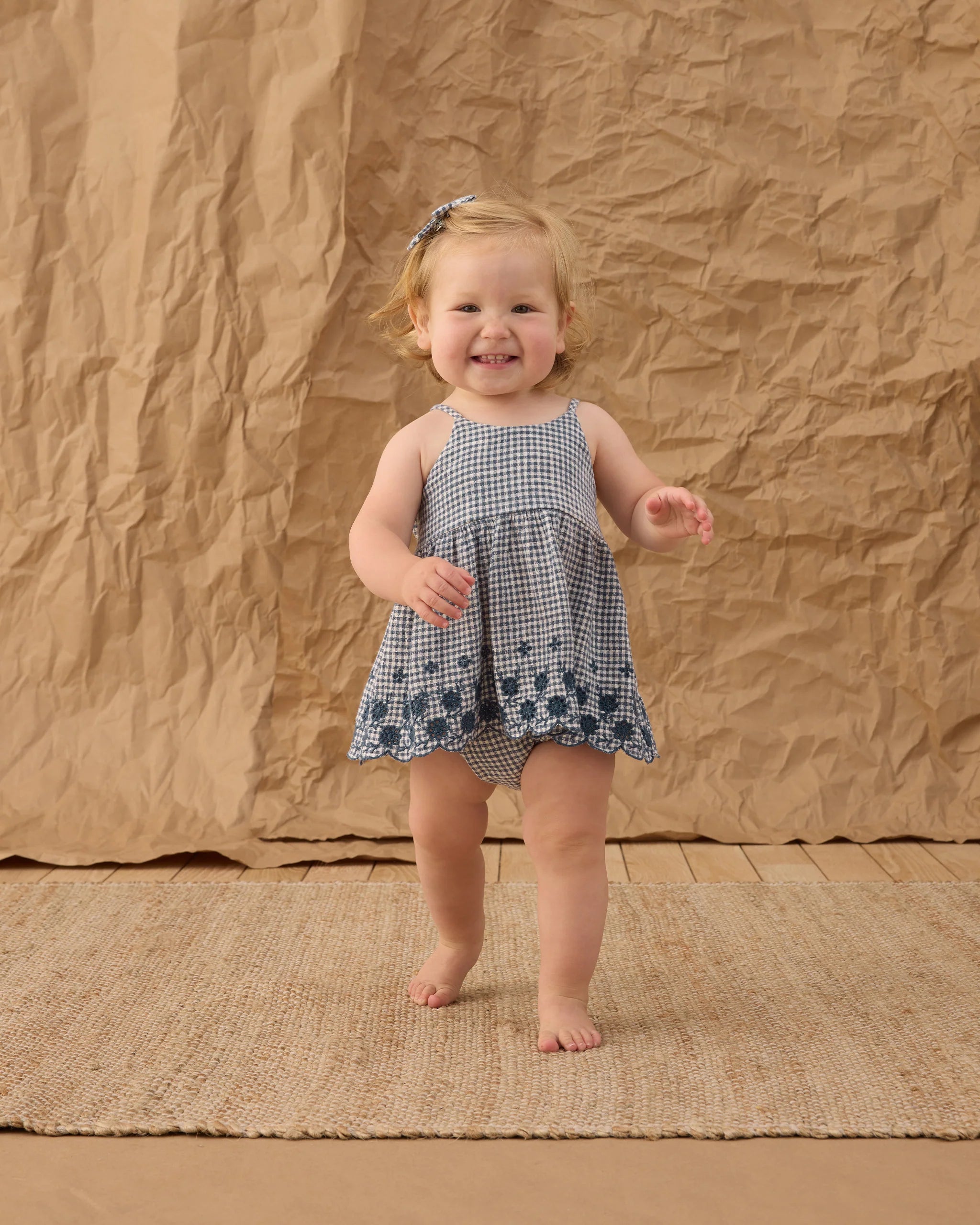 Marine Gingham Zenni Set