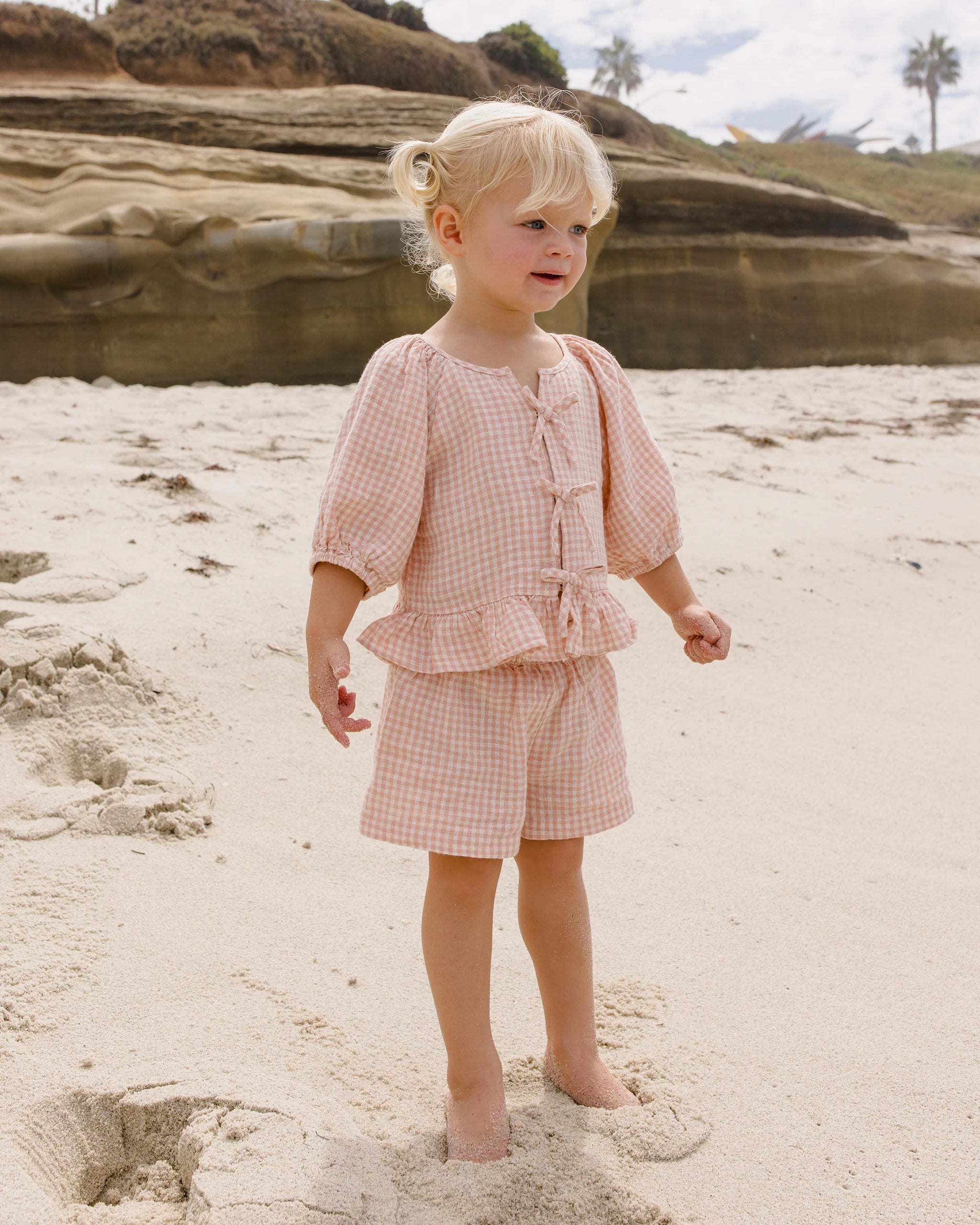 Petal Gingham Juniper Set