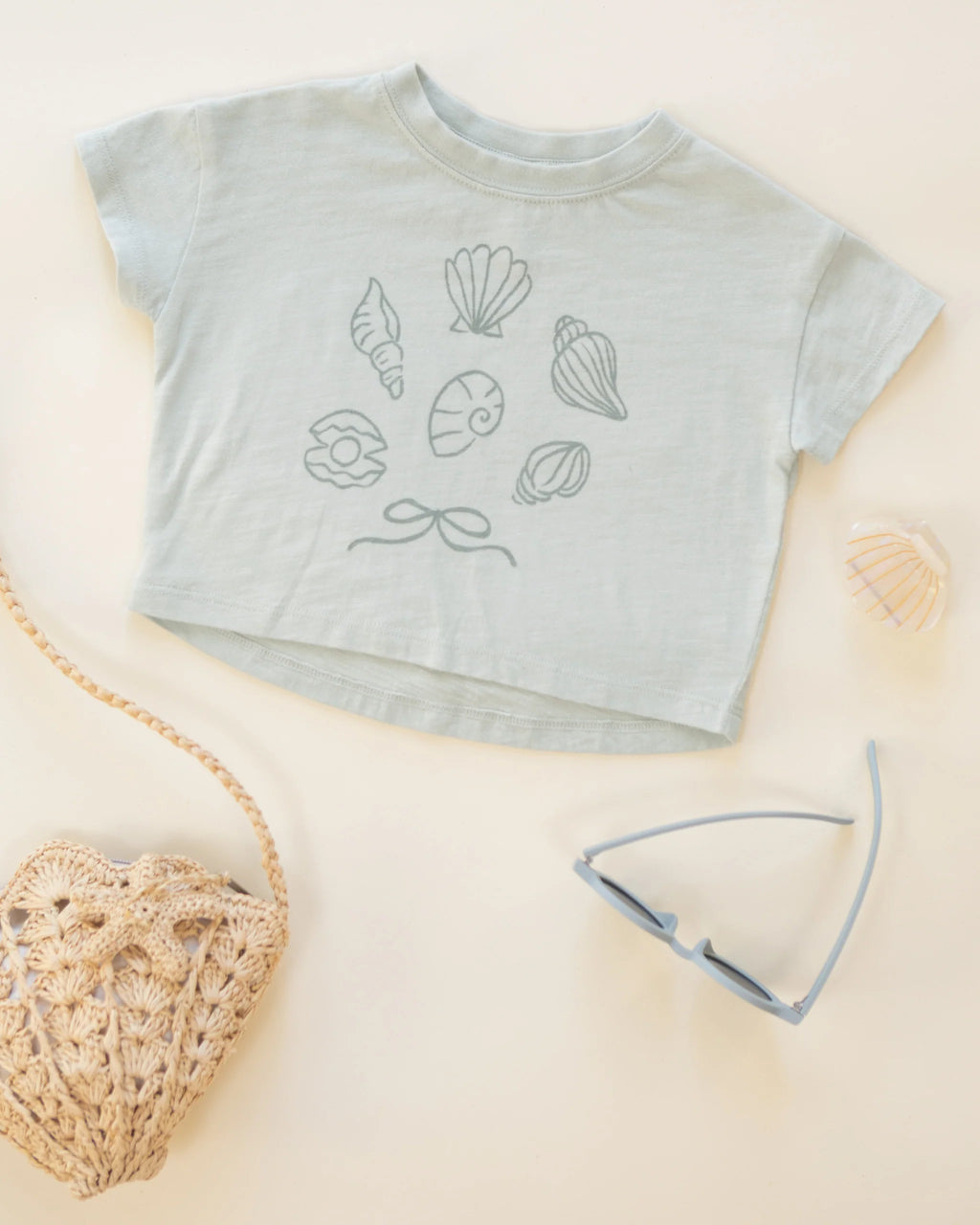 Seashells Boxy Tee