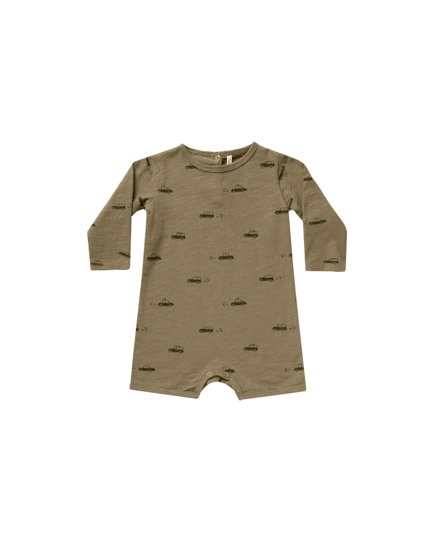 Cars Long Sleeve Romper