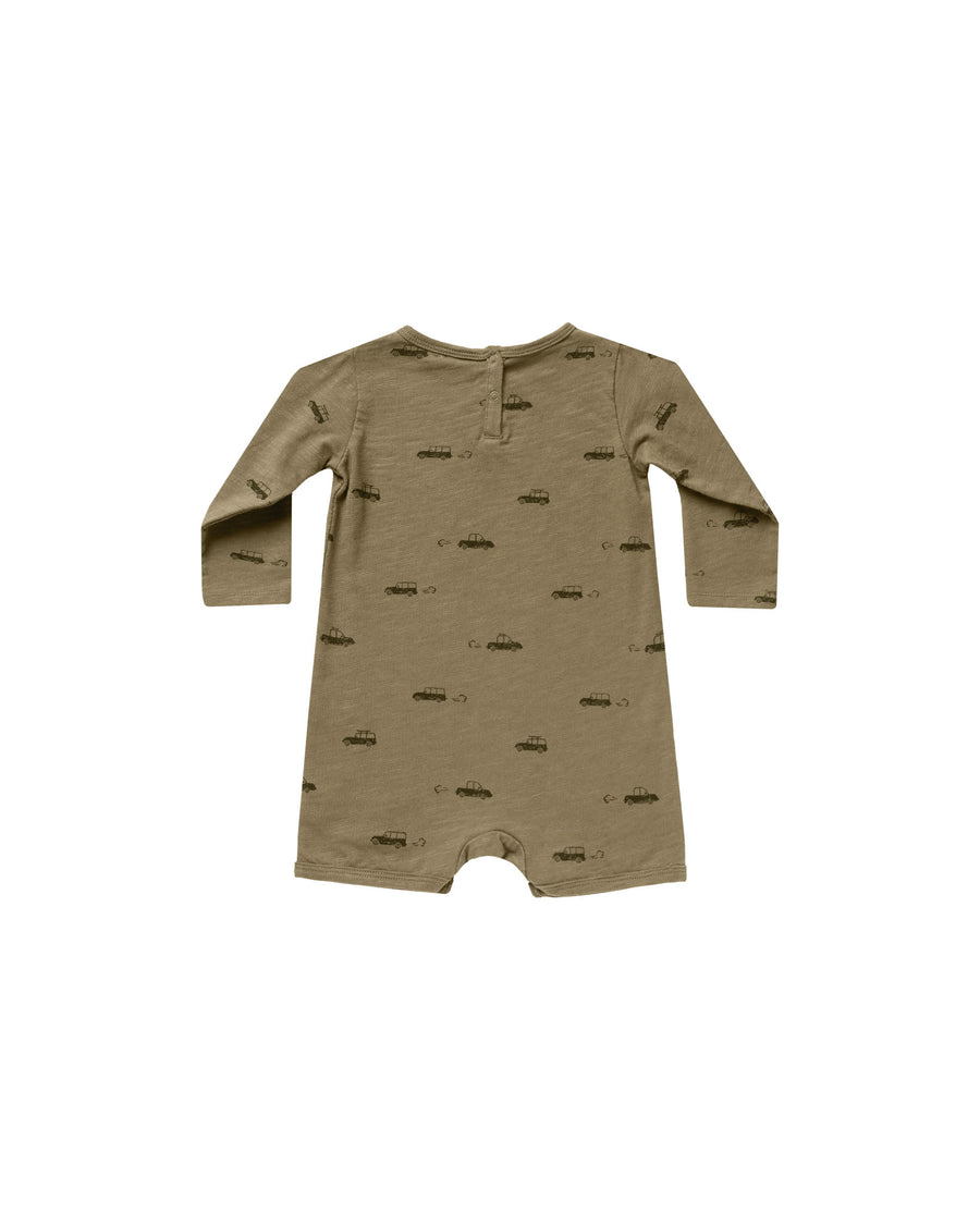 Cars Long Sleeve Romper