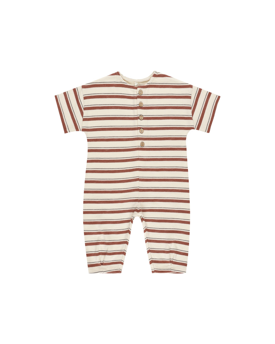 Brick Stripe Hayes Jumpsuit