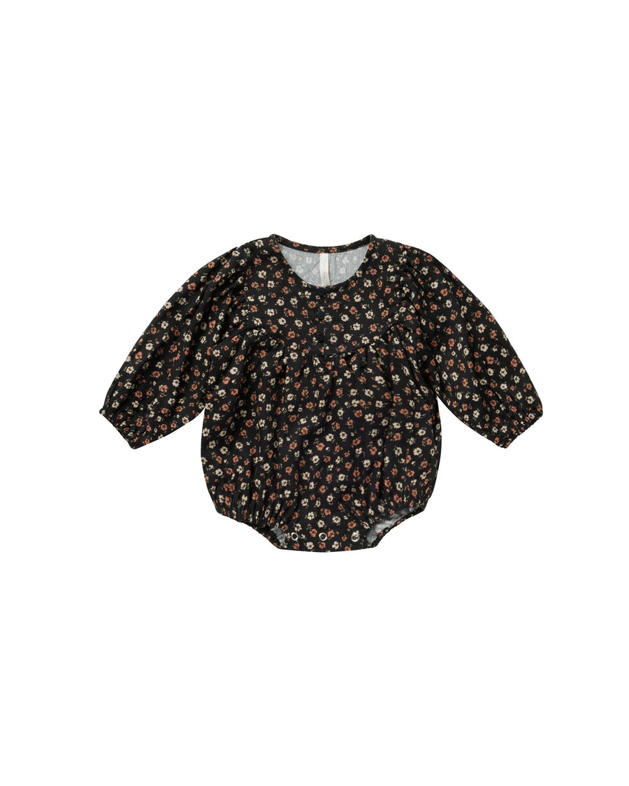 Dark Floral Gwen Romper