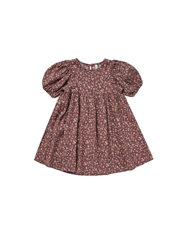 Plum Floral Marley Dress