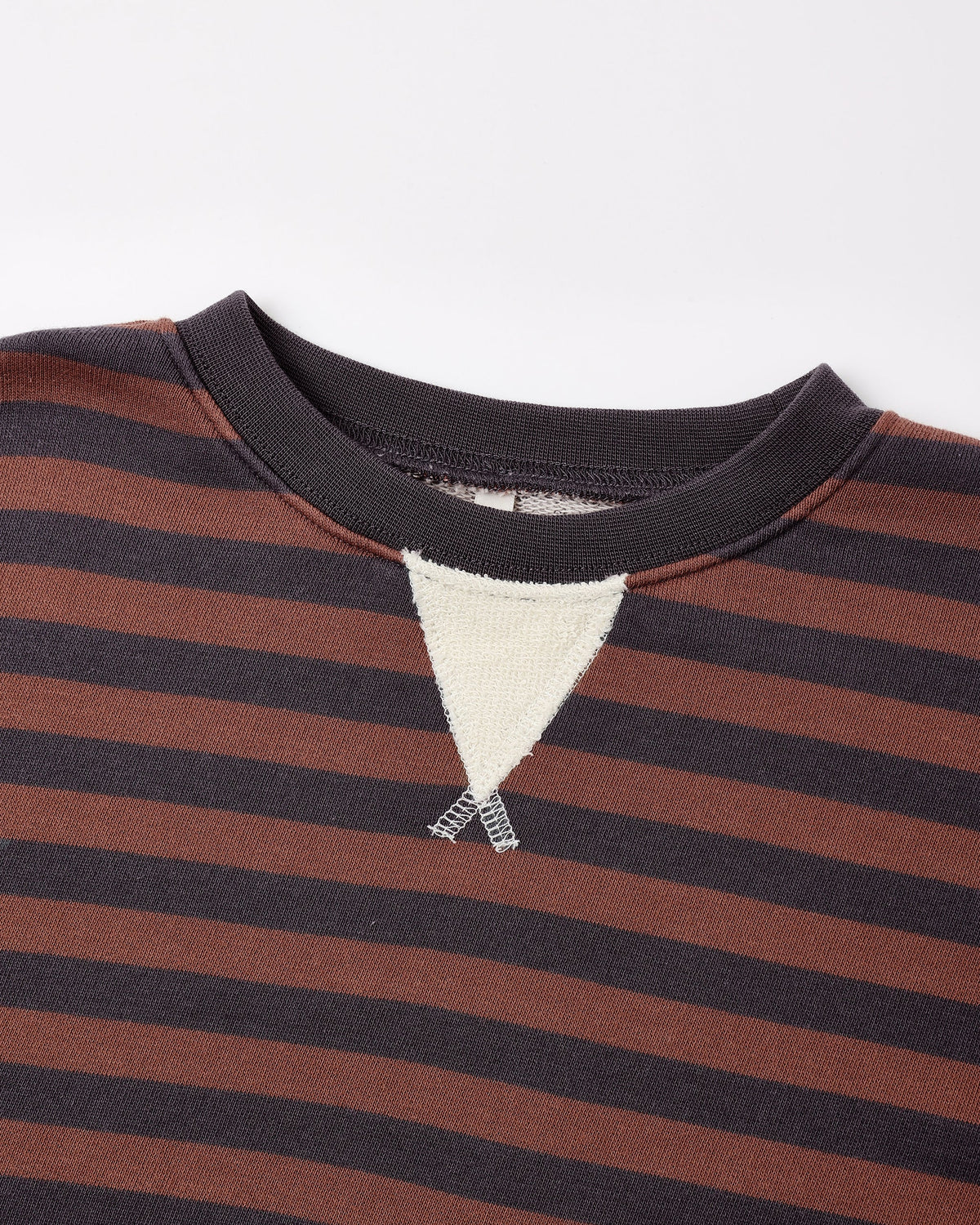 Mulberry Stripe Oversized Crew