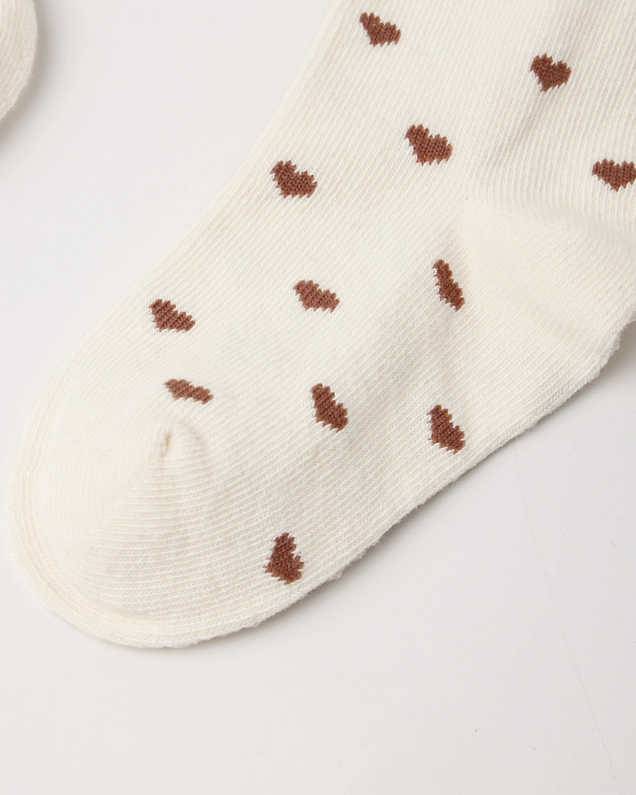 Mulberry Hearts Ribbed Tights