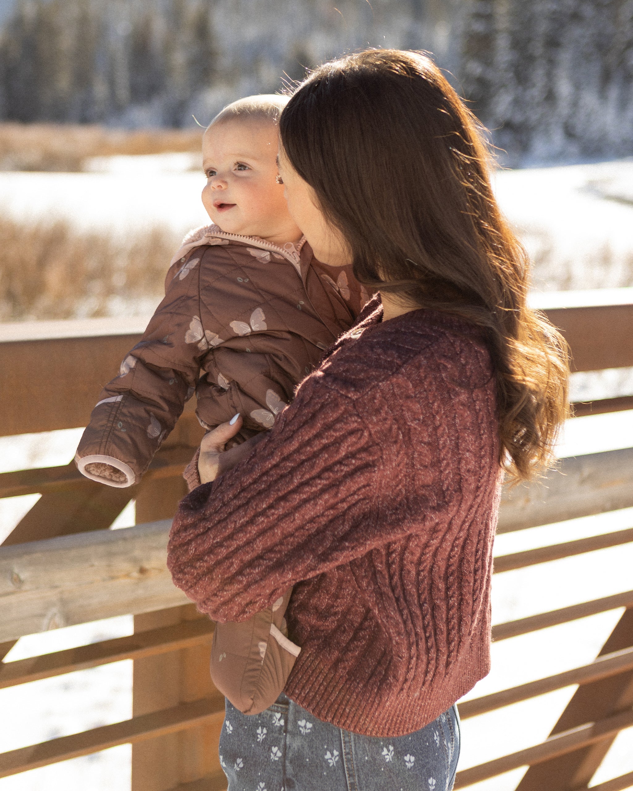 Butterflies Cedar Puffer Suit