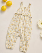 Lemon Ditsy Flower Kinsley Romper