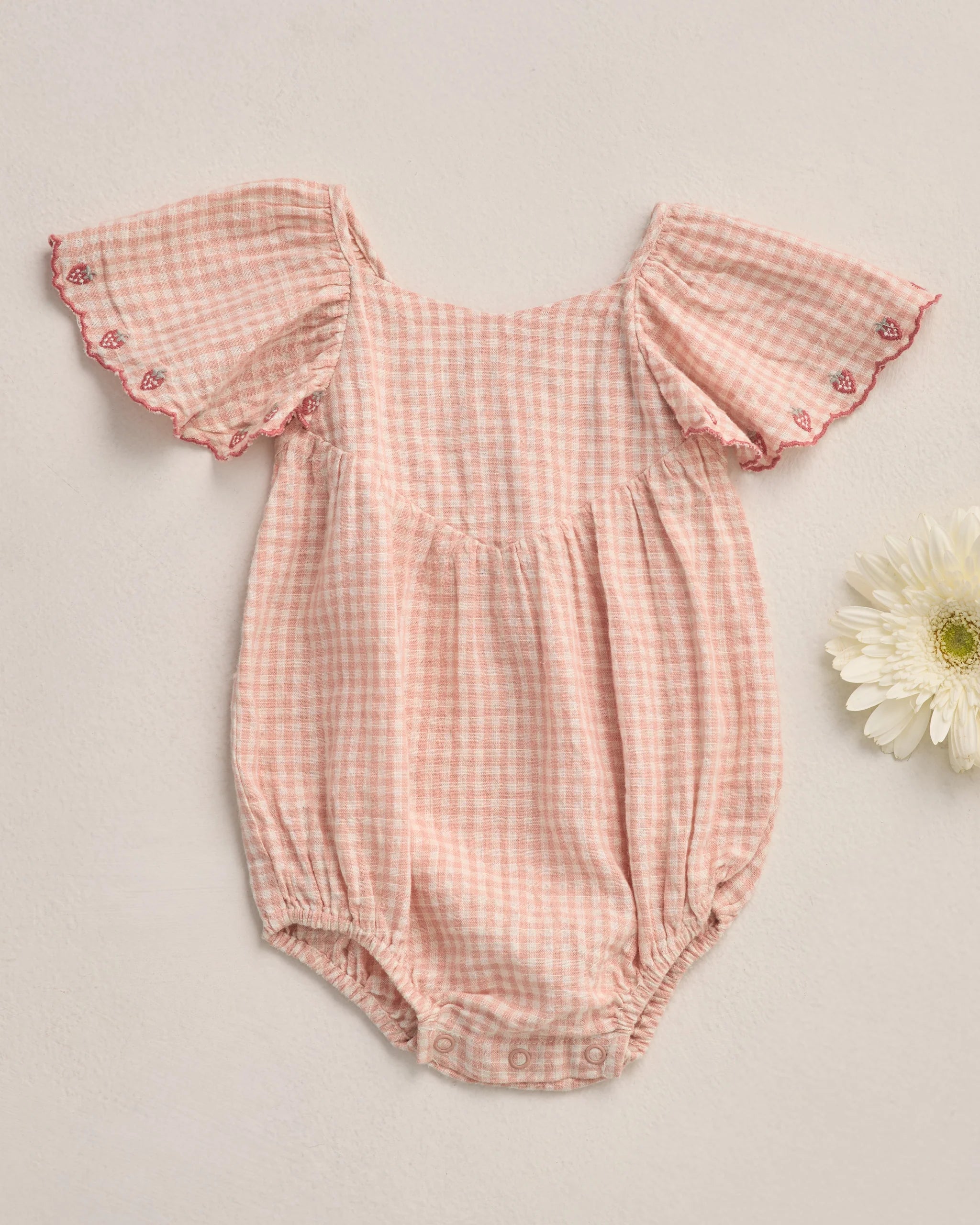 Petal Gingham Roxy Romper