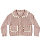 Rosewood Collared Cardigan