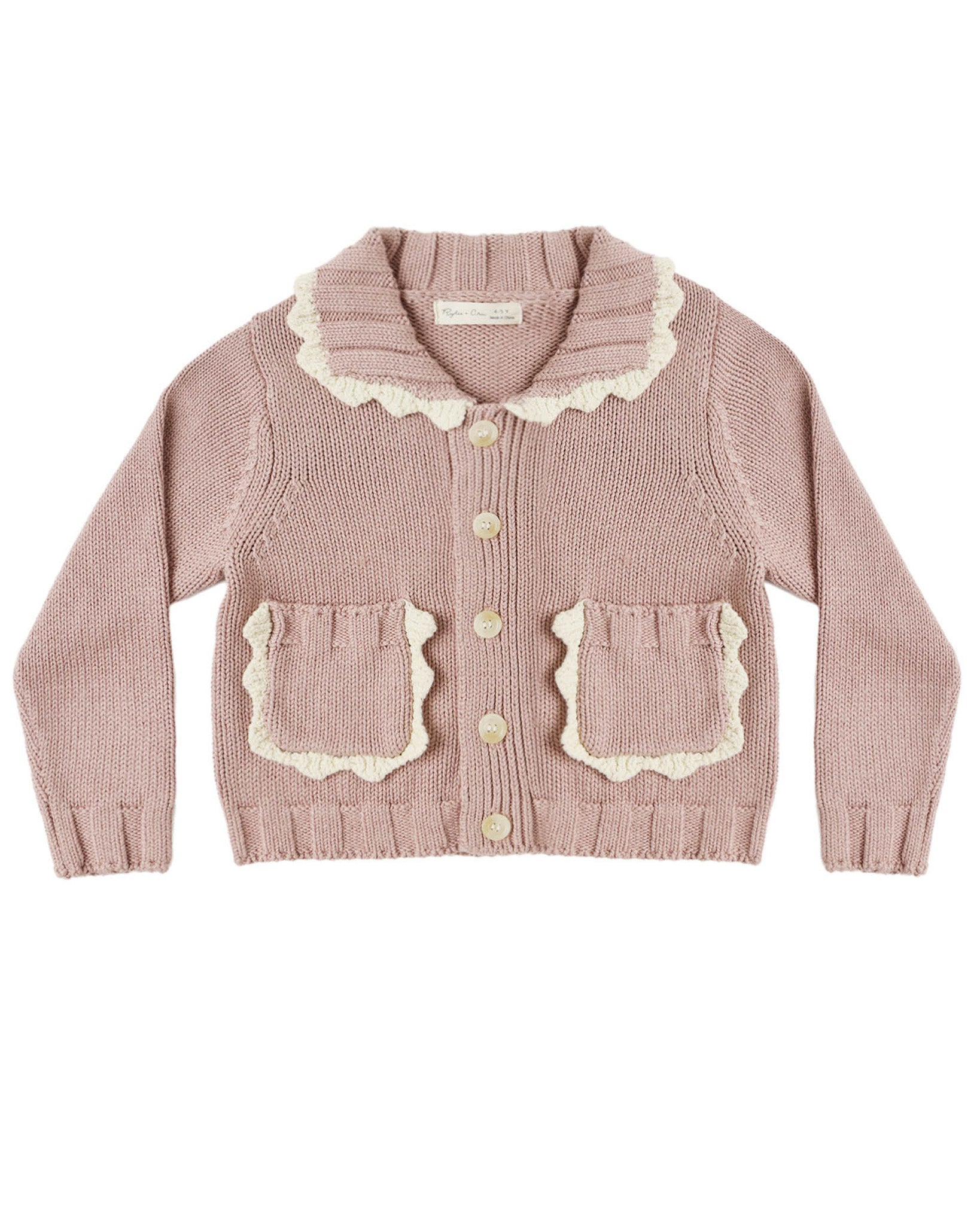 Rosewood Collared Cardigan