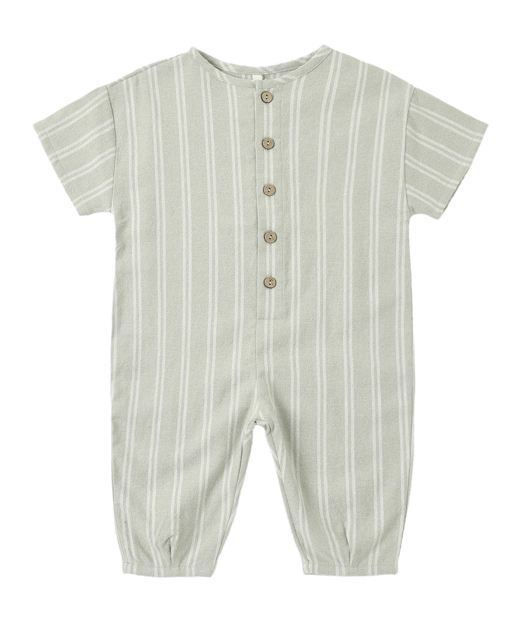 Sage Pinstripe Hayes Jumpsuit
