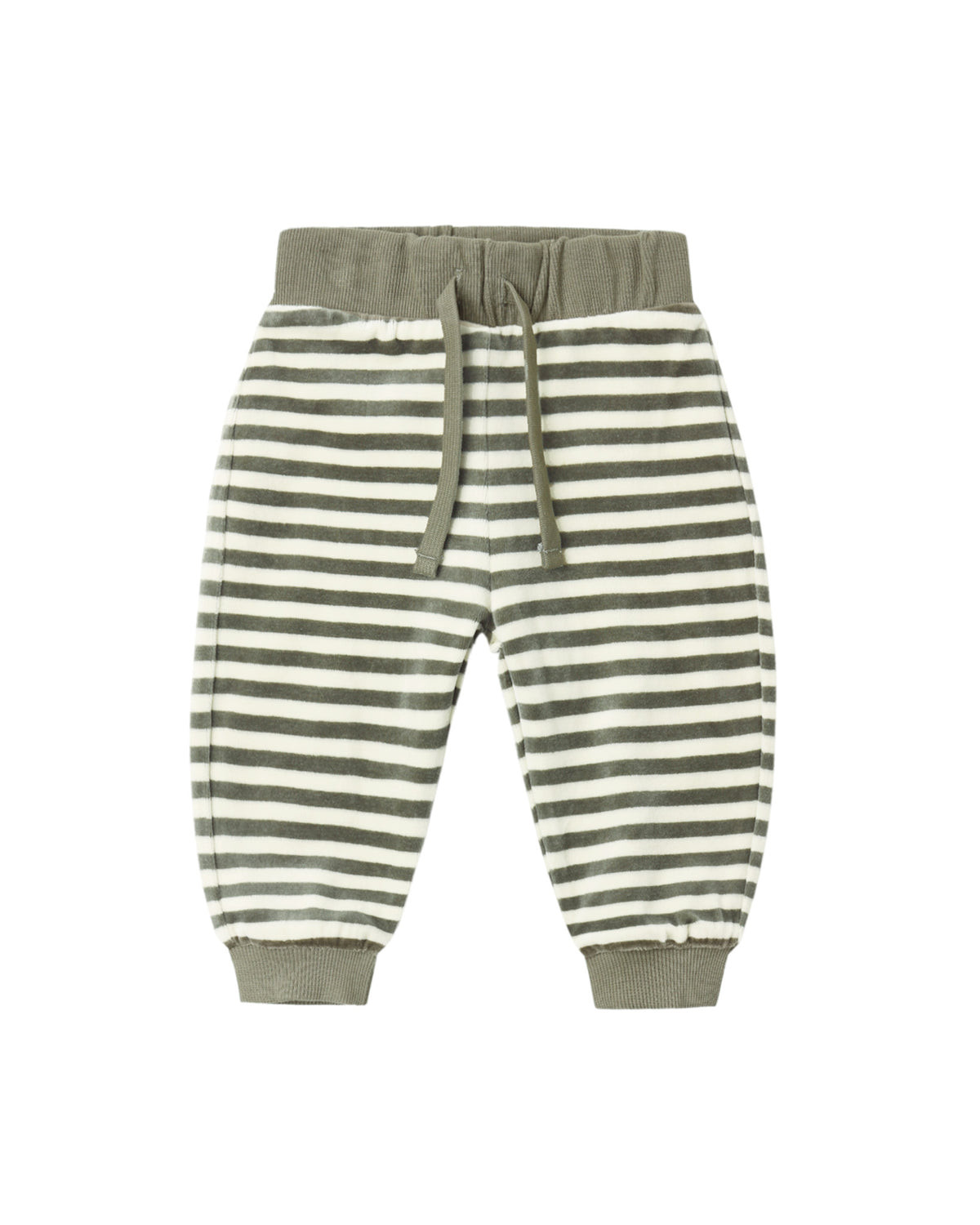 Spruce Stripe Velour Relaxed Sweatpant