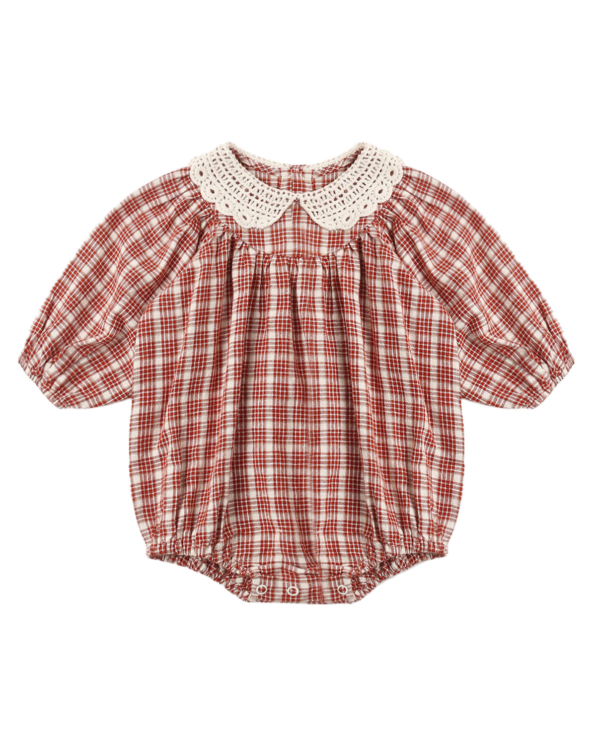 Vintage Plaid Heidi Romper