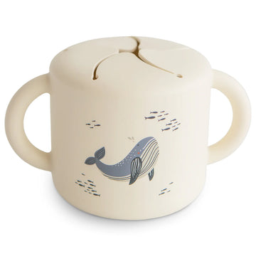 Silicone Snack Cup - Whales