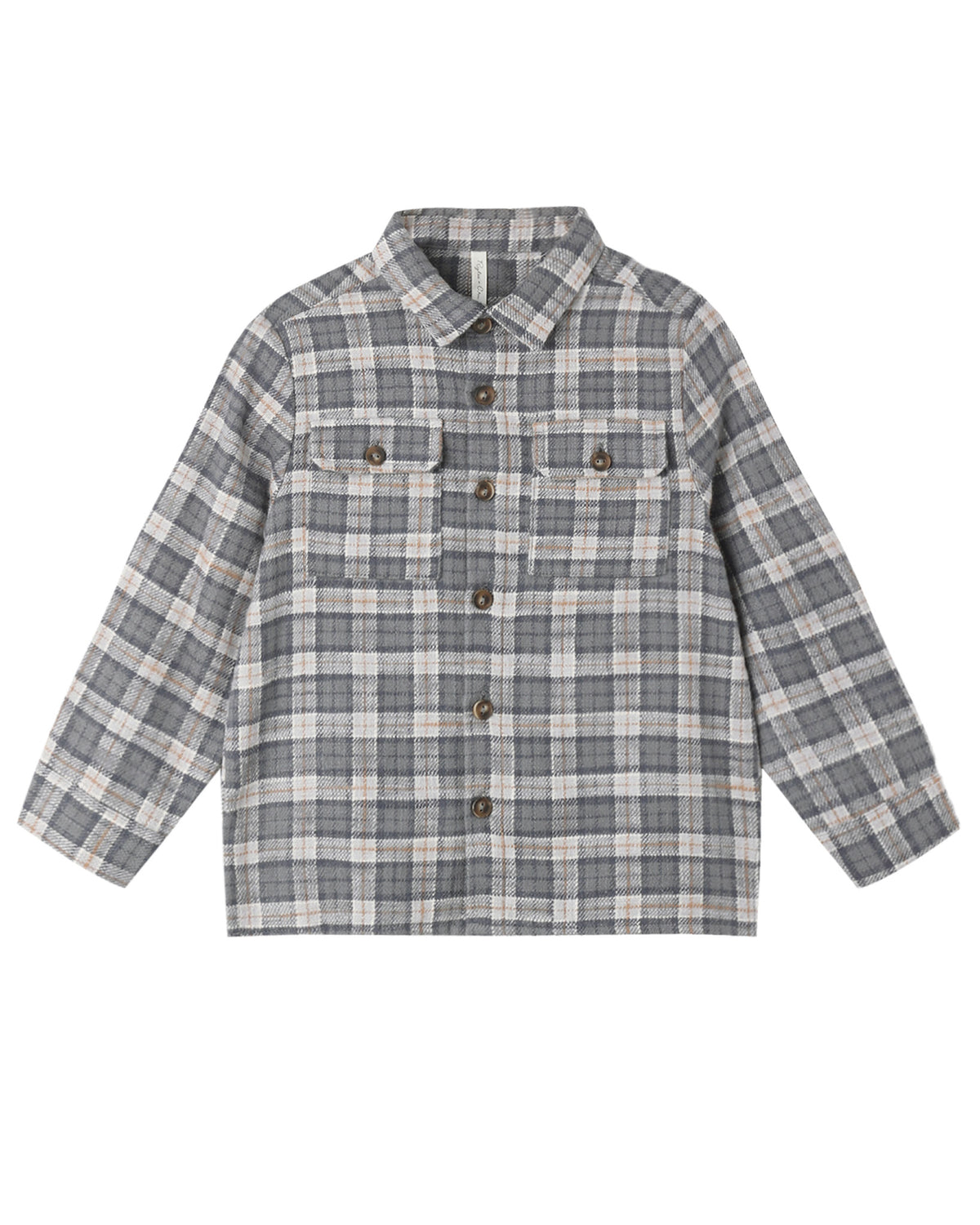 Winter Plaid Pocketed Flannel Shirt