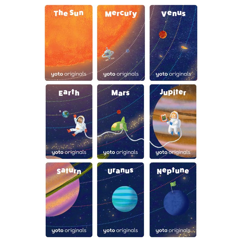 The Solar System Yoto Cards