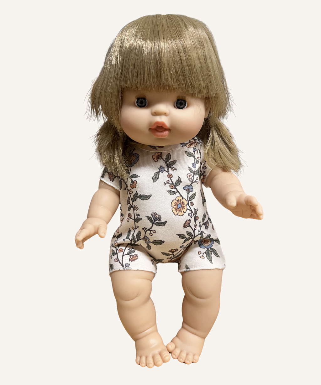 Baby Yzé with Gisele Floral Romper (34cm)