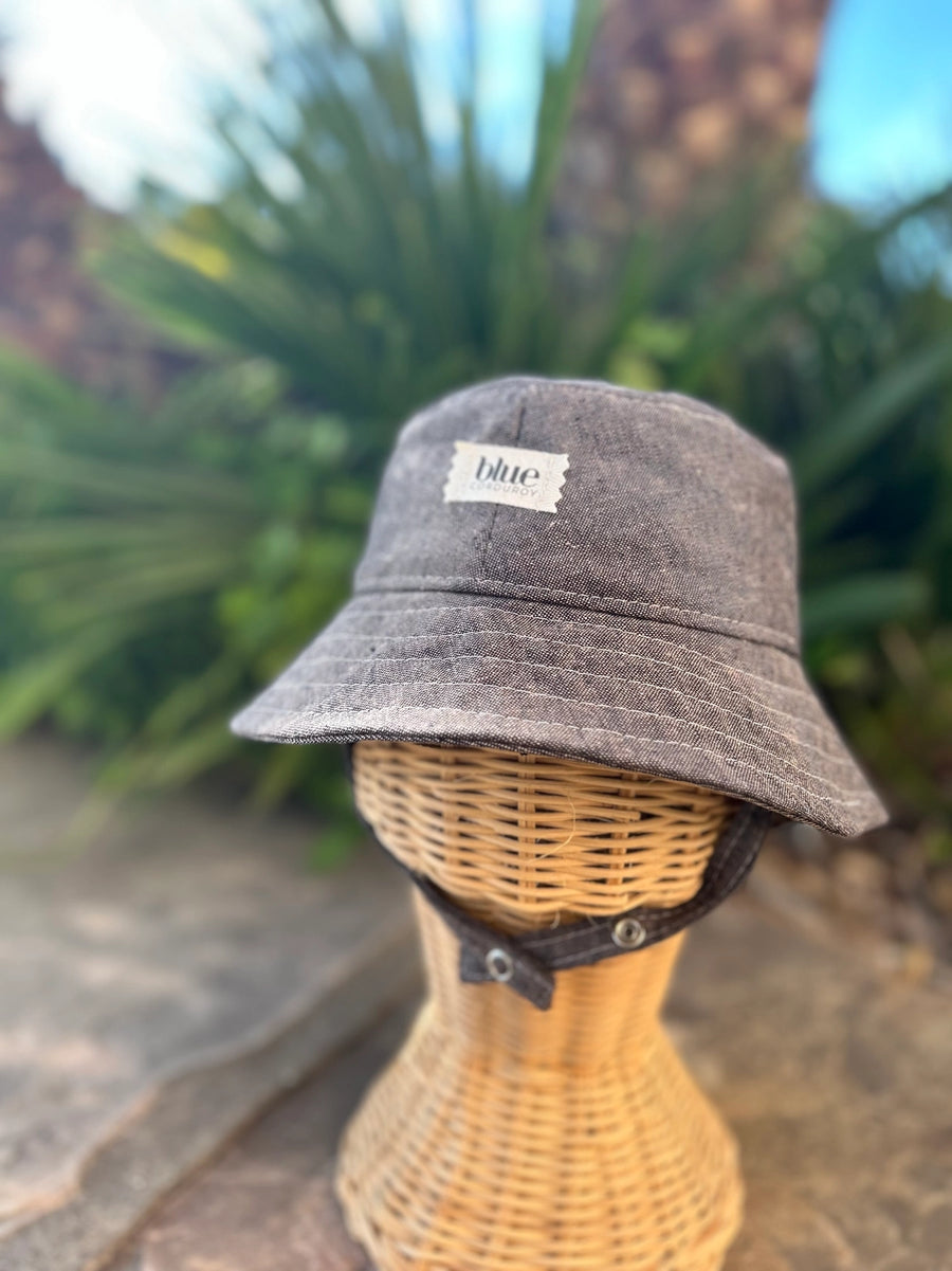 Espresso Linen Bucket Hat