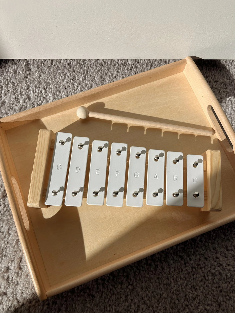 White Xylophone Musical Toy