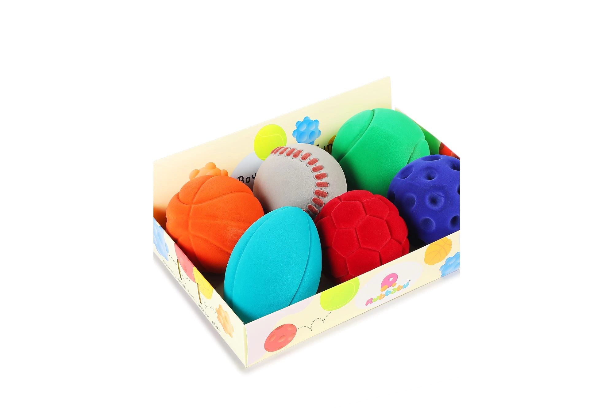 4" Natural Rubber Foam Sports Ball