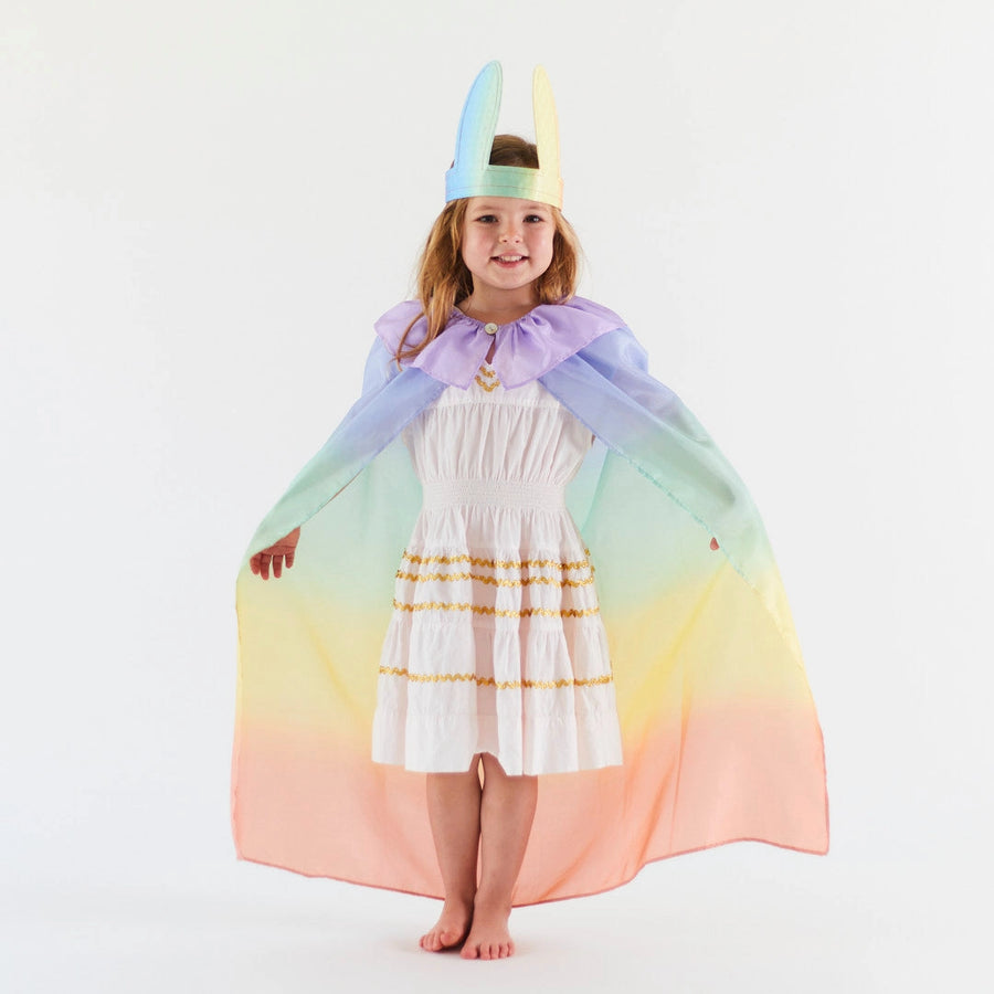 Soft Rainbow Cape