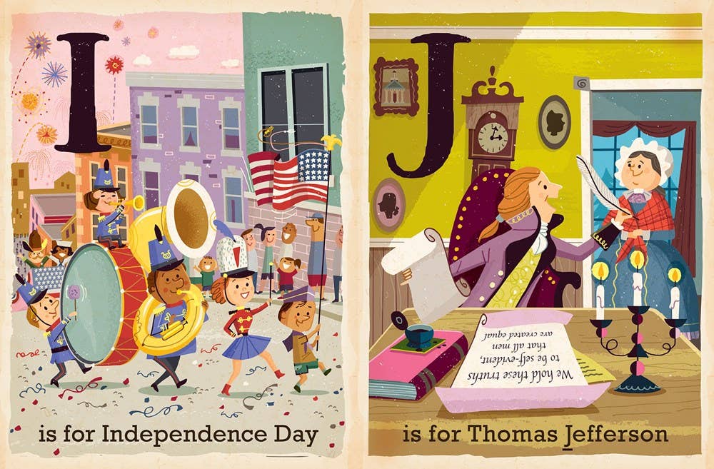 A is for America: A Patriotic Alphabet Board Book