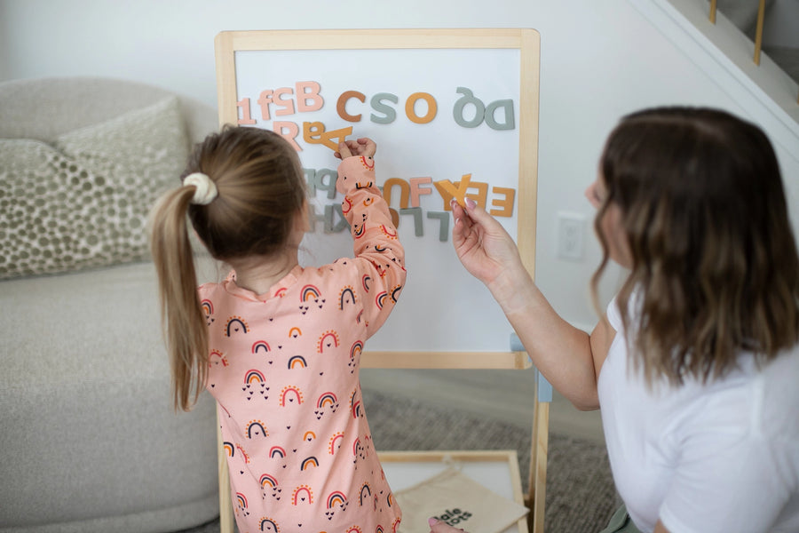 Boho Pastels Magnetic Letters and Numbers - 125pcs