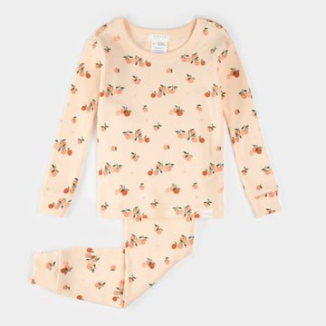 Agrumes Ribbed Pajama Set